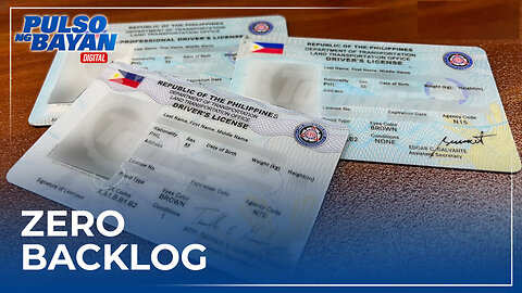 Milyun-milyong plastic cards, dumating na sa LTO; zero backlog sa lisensya, target sa Hunyo