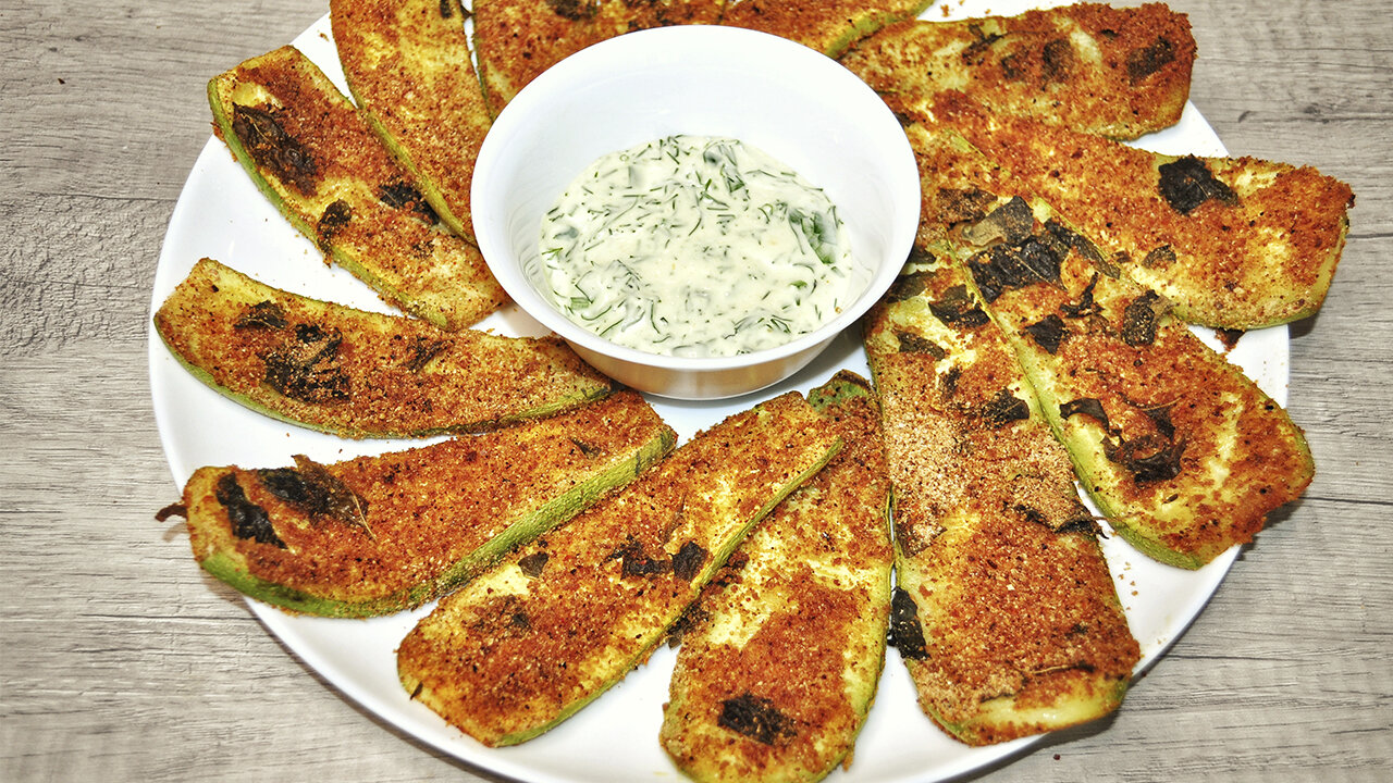 Stop fry zucchini! Delicious zucchini in the oven. Nelli Vegan