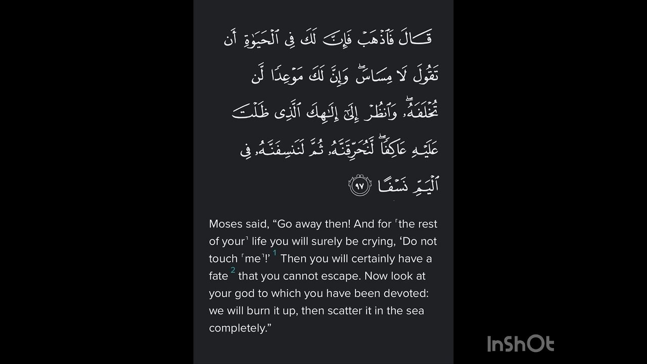 Surah TaHa Ayat 97