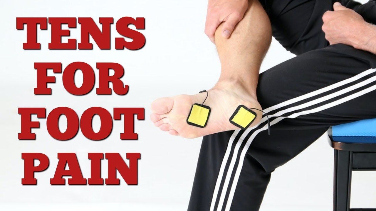 How to Use a TENS Unit With Foot Pain (Top, Heel, Plantar Fasciitis) Correct Pad Placement