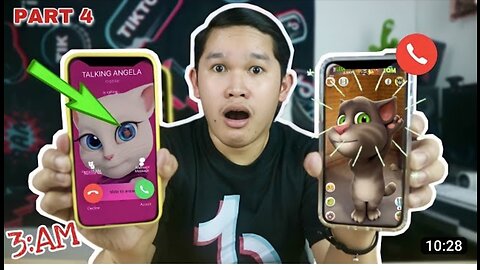 DO NOT CALL TALKING ANGELA AND TALKING TOM AT 3:AM (natakot ako) | Stephen