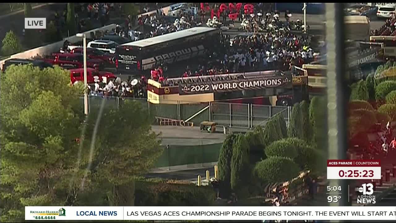 Las Vegas Aces front and center in historic 2022 WNBA Championship Parade