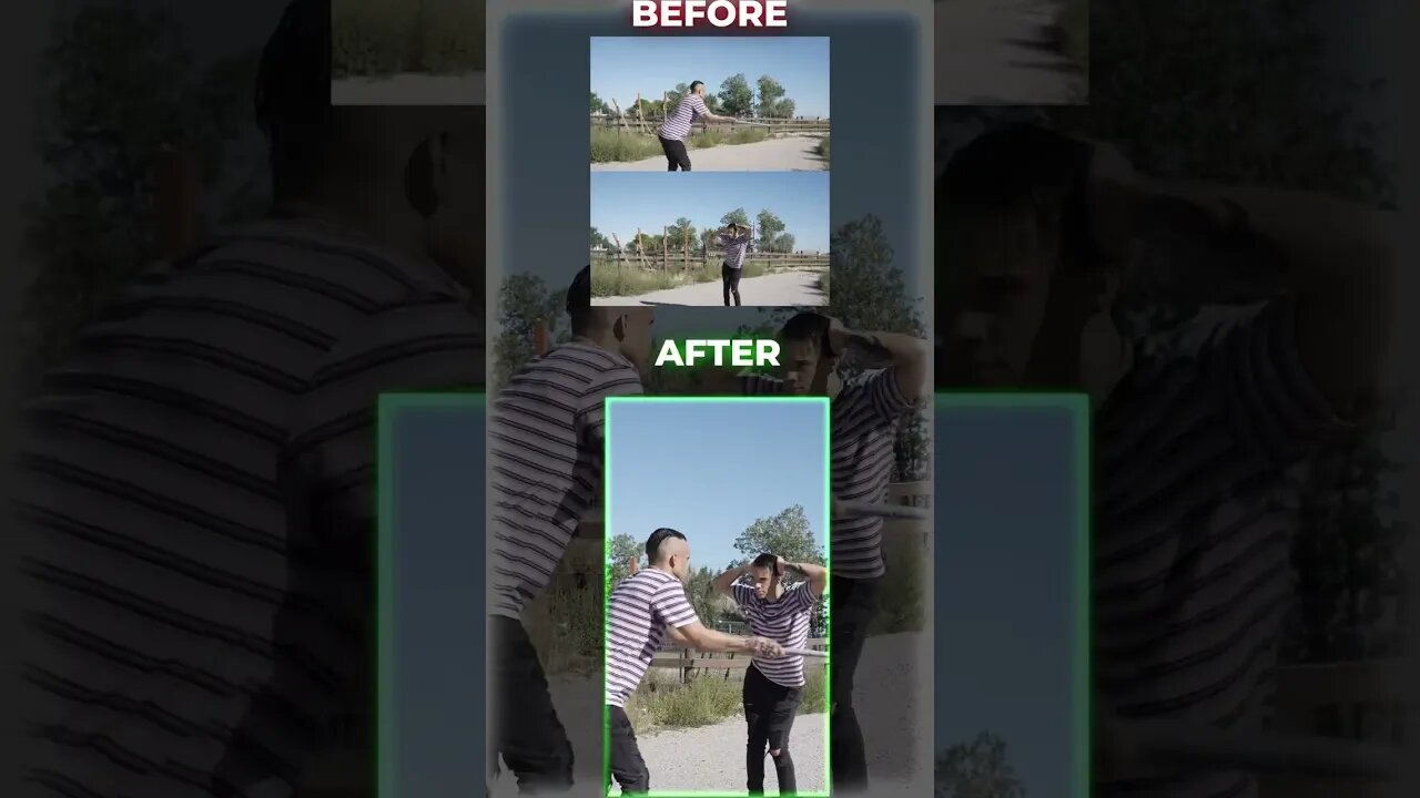 Before and After me dodging my responsibilities #vfx #cgi #beforeandafter #viral #shorts