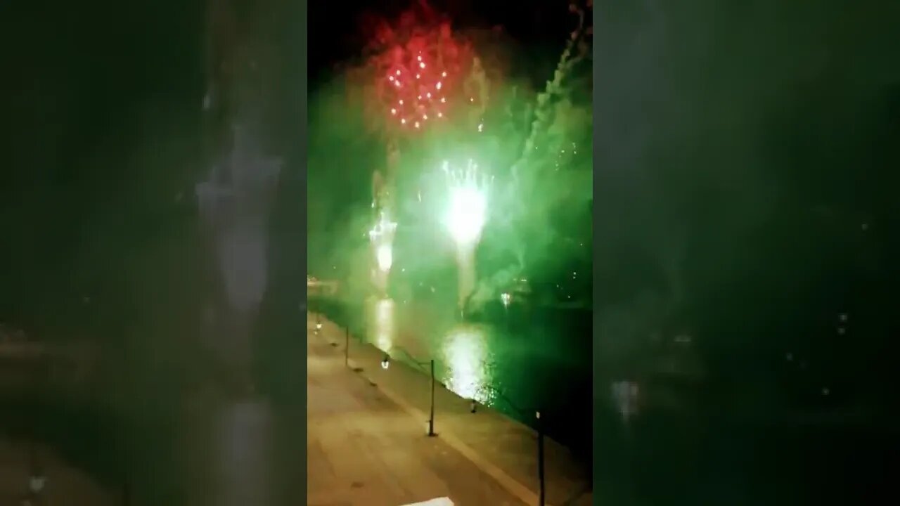Beautiful firework festival ln Italy#shorts #italy #fireworks