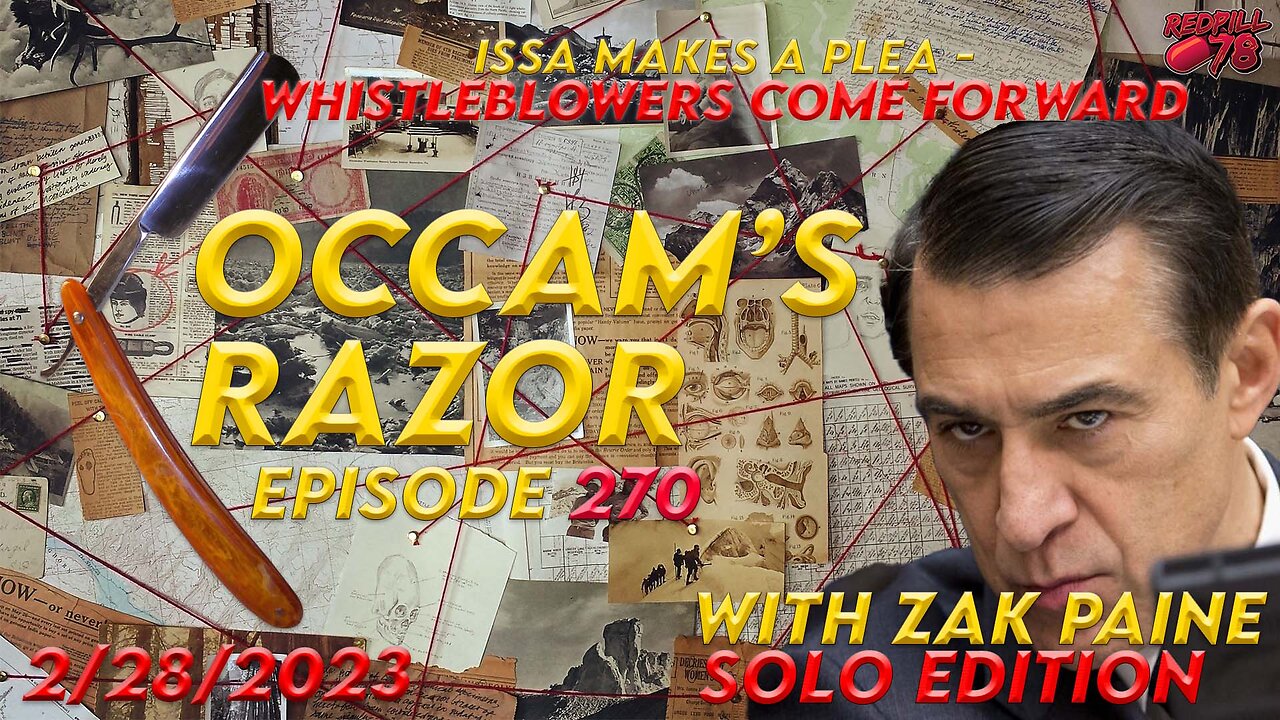 Congress Requests Biden Whistleblowers Step Forward on Occam’s Razor Ep. 270