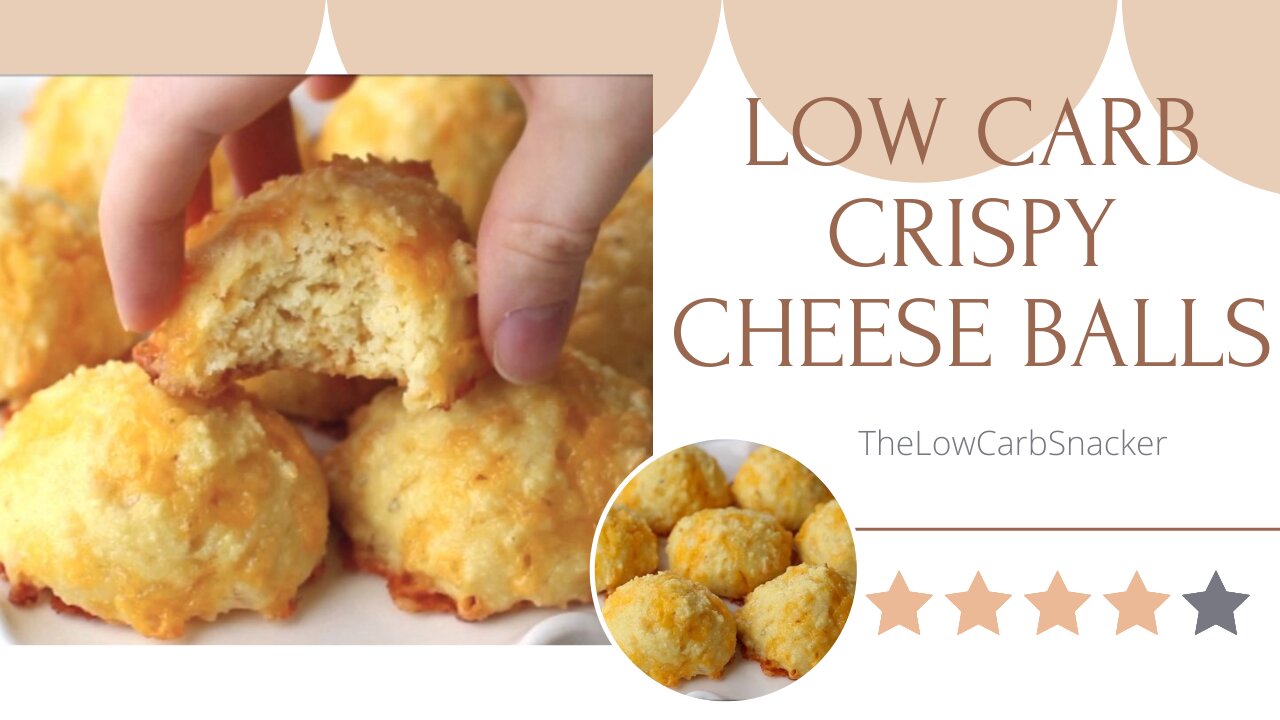 Low Carb Keto Crispy Cheese Balls