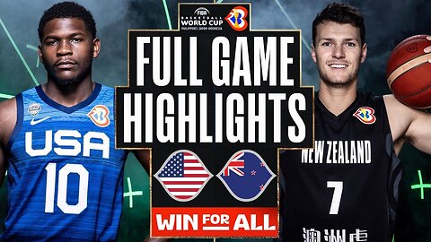 USA 🇺🇸 vs New Zealand 🇳🇿 | J9 Highlights | FIBA Basketball World Cup 2023