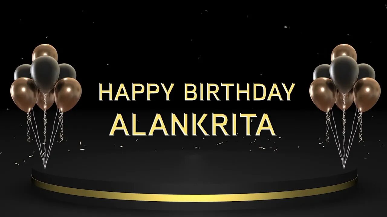Wish you a very Happy Birthday Alankrita