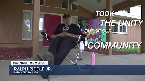 Riddle was a young adult when his parents and close friends were forced to relocate. To him, a way of life was destroyed along with their homes.