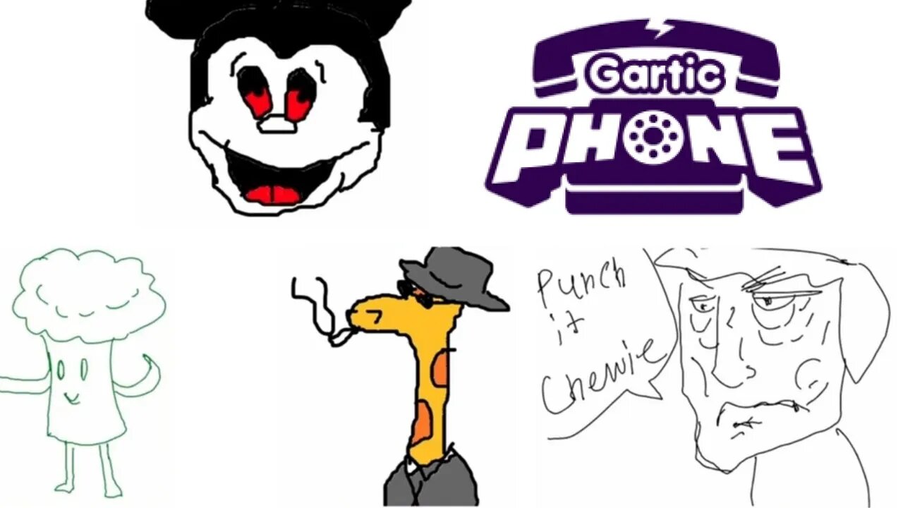 Best of Gartic Phone with AIPD (Funniest drawings & guesses)