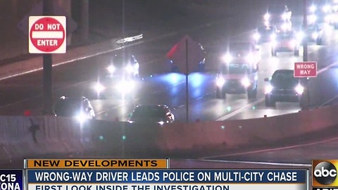 What goes into the investigation of a wrong-way driver after several in the Valley