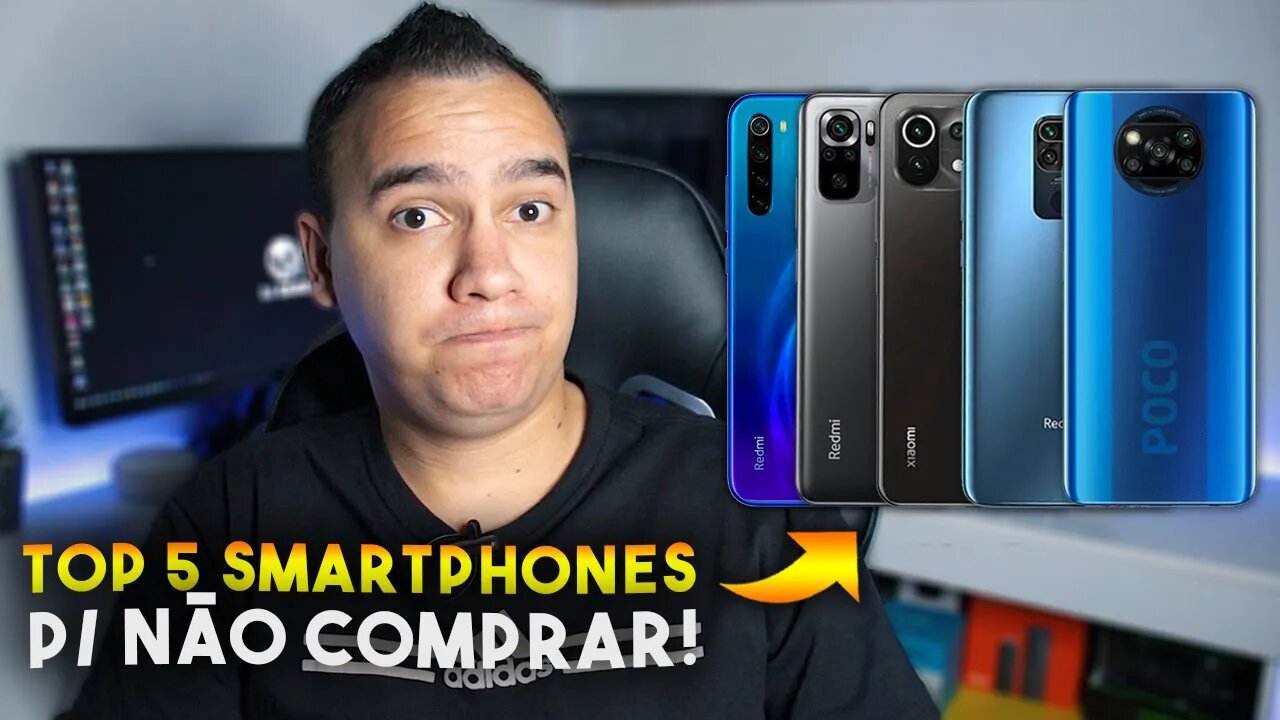 TOP 5 CELULARES da XIAOMI que você NÃO DEVE COMPRAR na BLACK FRIDAY!