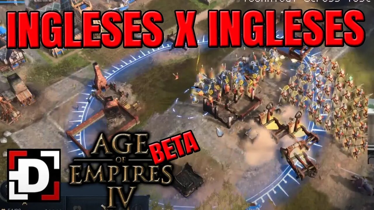 Ingleses contra Ingleses no Age of Empires 4