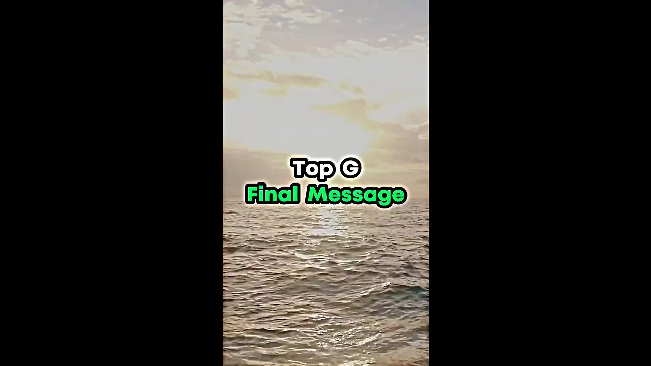 Top G poem