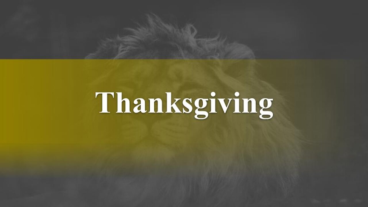 Thanksgiving - God Honest Truth Livestream 11/12/2021