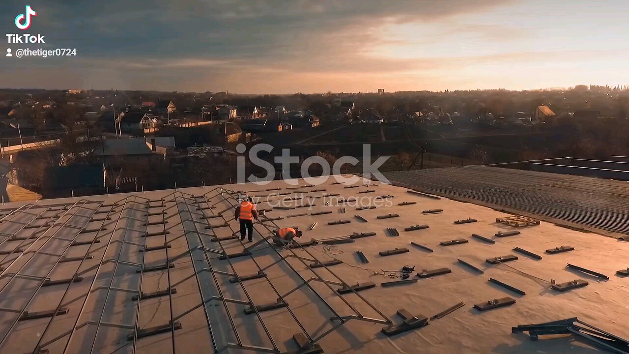 Roofing a hard work
