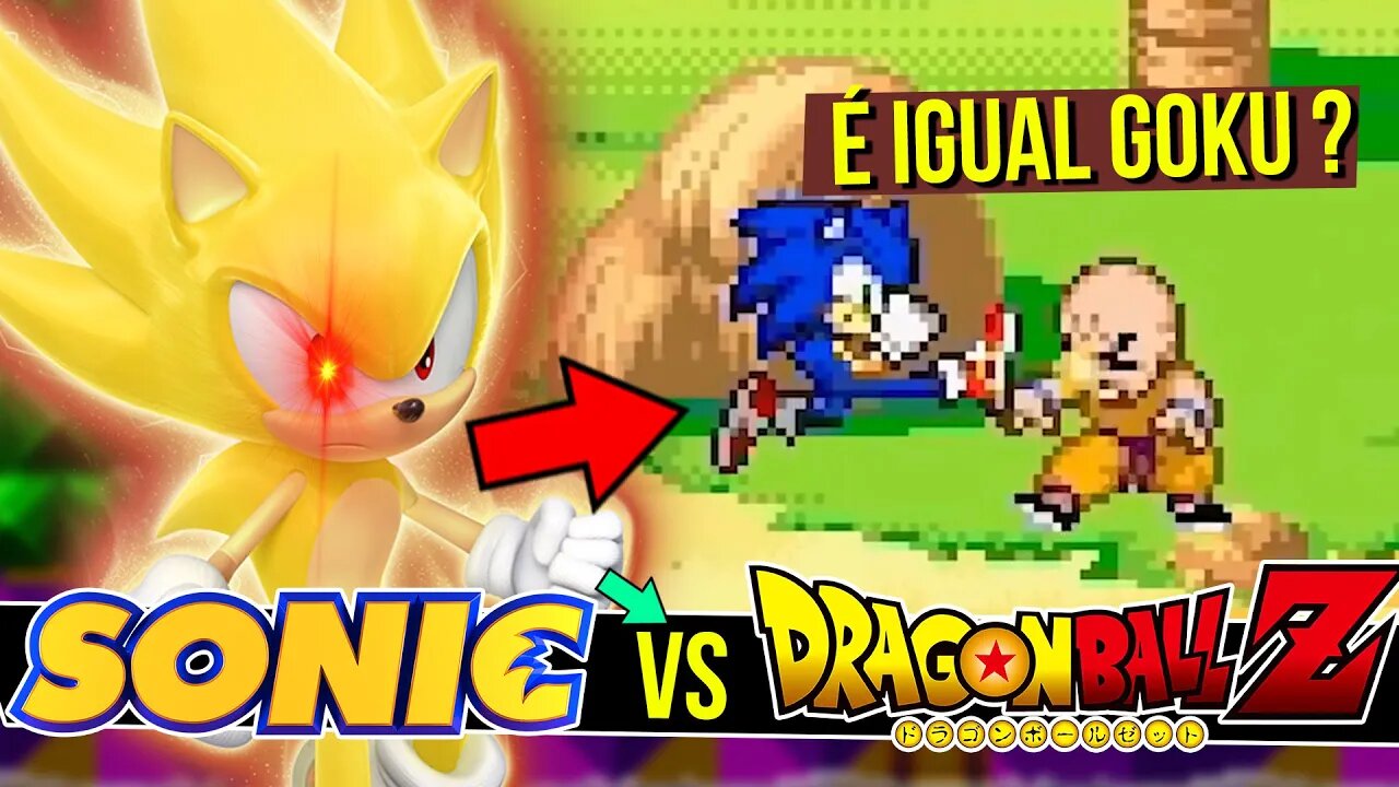 Sonic é Igual Dragon Ball?! | Sonic Dragon Ball Advanced Adventure #shorts