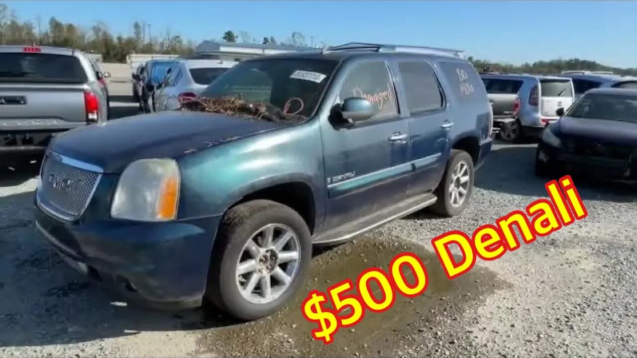 This GMC Yukon Is Only $500 How Bad Is It? Copart Walk Around