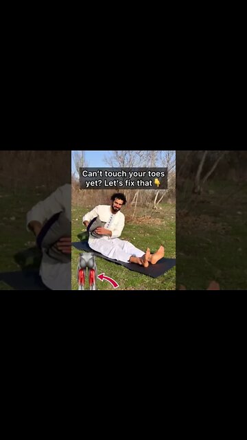 Can’t touch your toes? Let’s fix that now💪