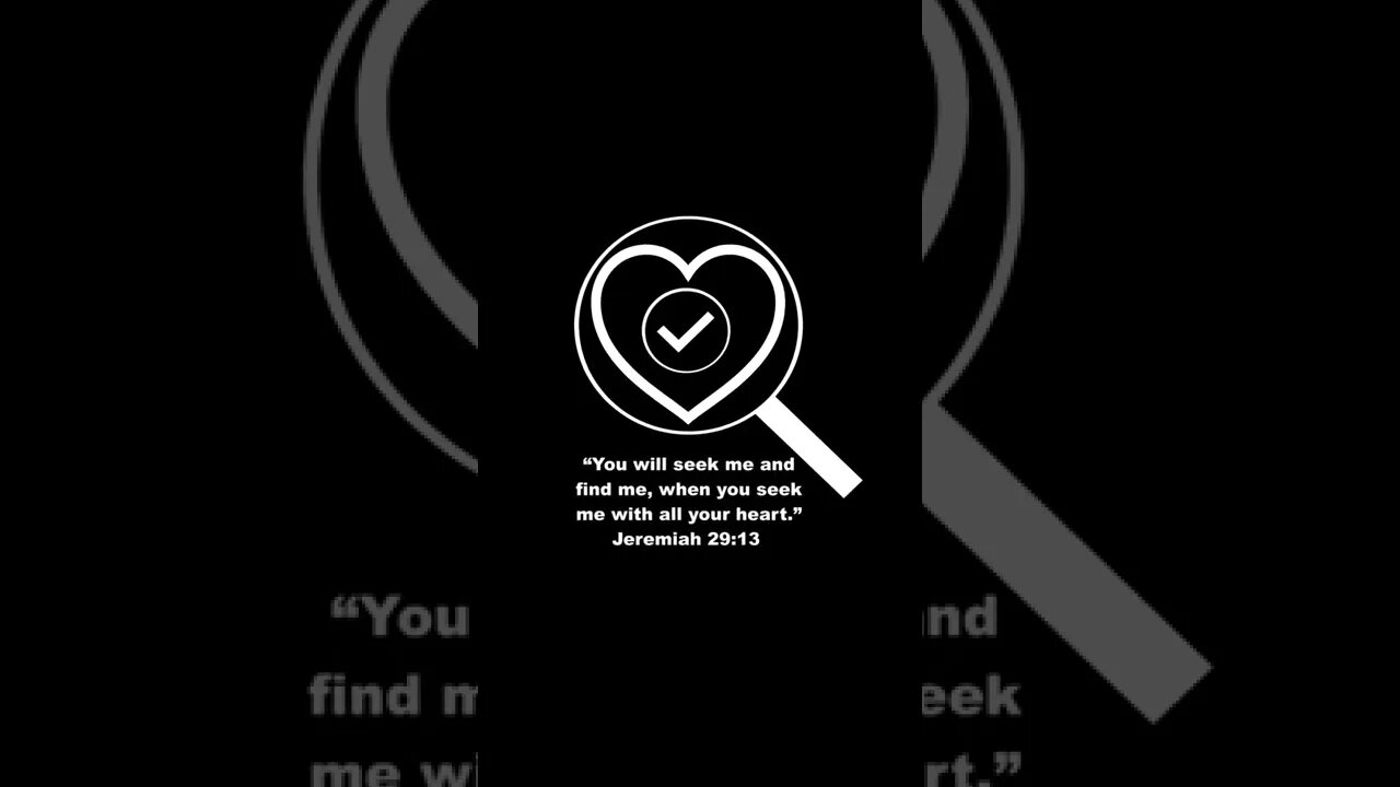 Jeremiah 29:13 #seek #find #heart #bible #christian #shorts