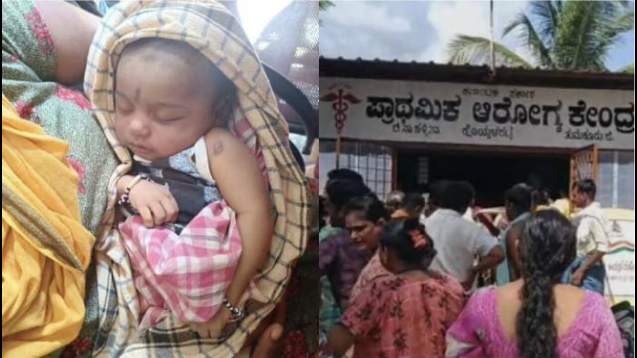 June 9th, 2023, Tumkur, Karnakata, 3 month old baby died following vaccination