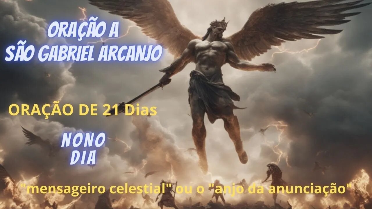 "São Gabriel: o guia divino para uma vida plena. Participe do desafio de 21 dias de oração"