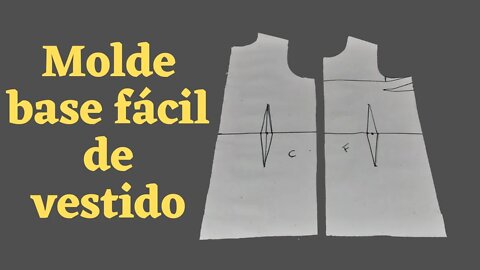 Modelagem fácil de vestido