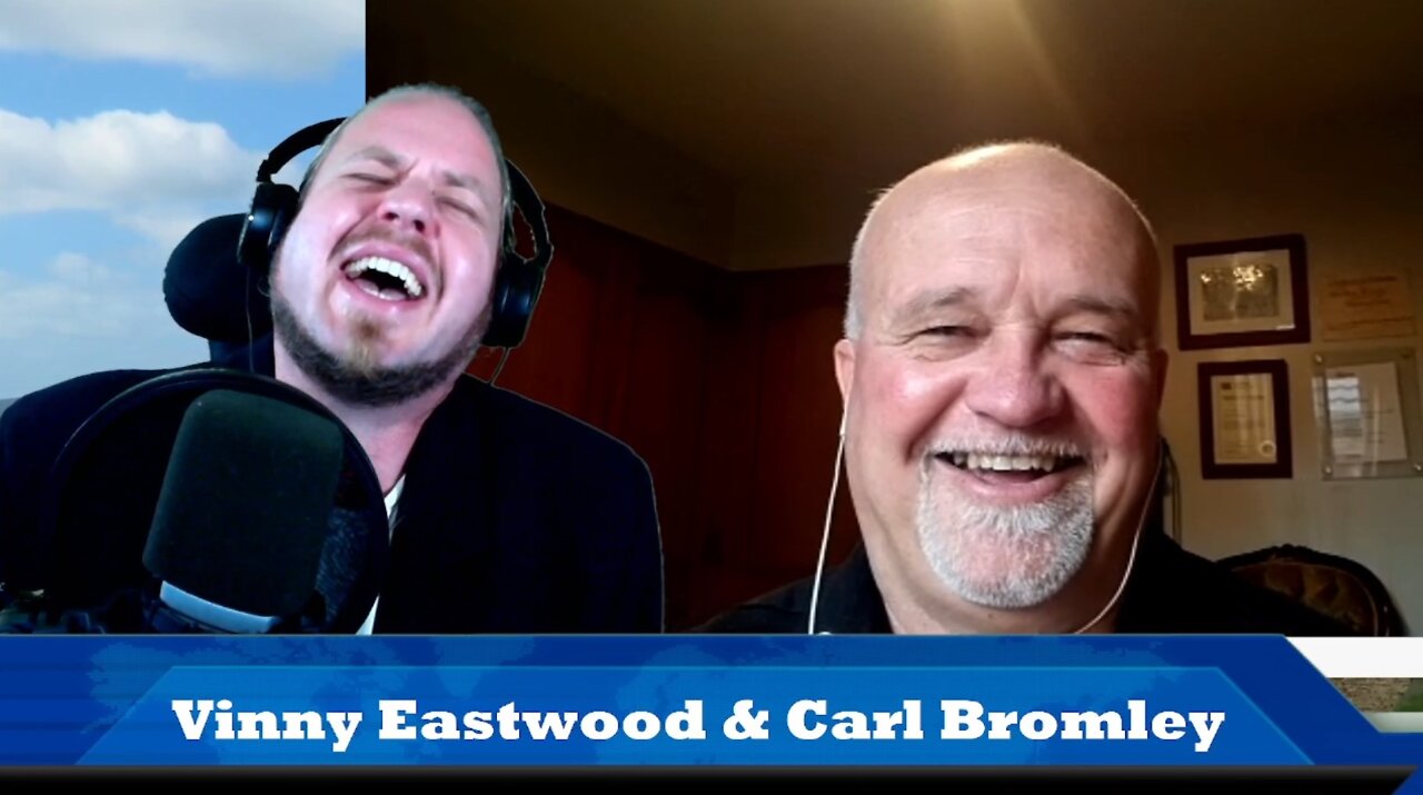 Carl Bromley, Is It Just Me NZ. The Vinny Eastwood Show