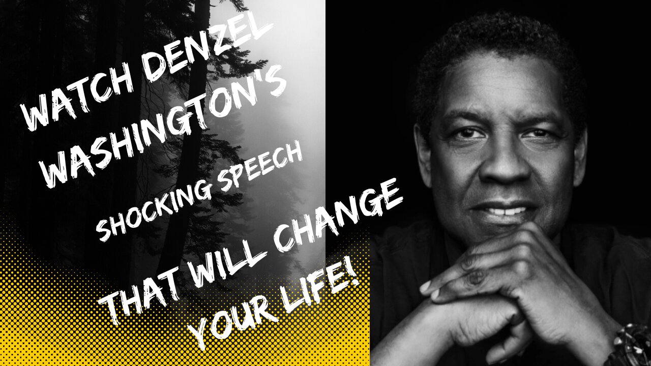 Denzel Washington's Shocking Speech That Will Change Your Life! #motivation #inspiration