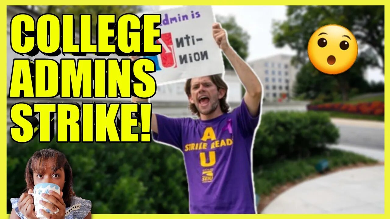 American University STRIKE For Better Pay (clip)