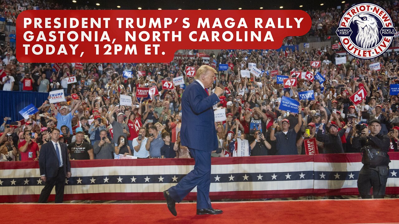 FULL SPEECH REPLAY: President Trump's MAGA Rally, Gastonia NC. | 11-02-2024