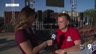 Homecoming weekend kicks off with A Mountain lighting