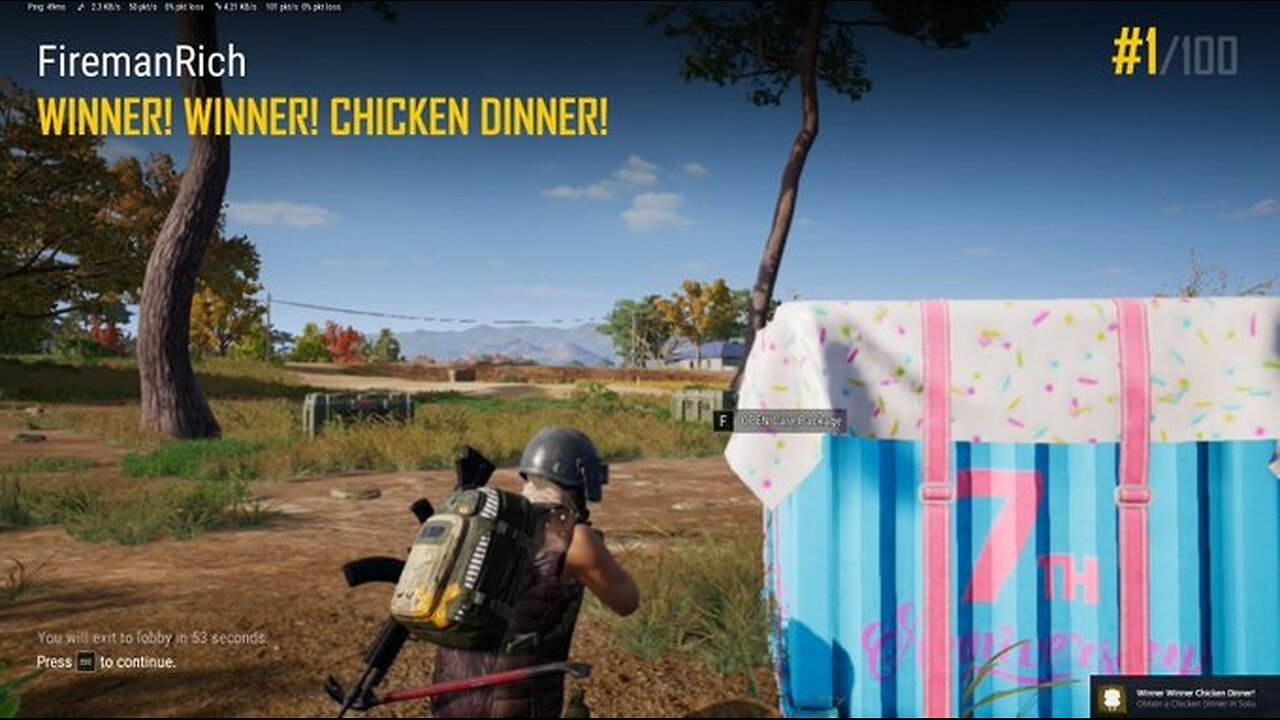 WINNER! WINNER! CHICKEN DINNER! 🐔🥇 😎👍 PUBG Battlegrounds PC Game Play 03.24.2024 Broadcast 🎥🎬