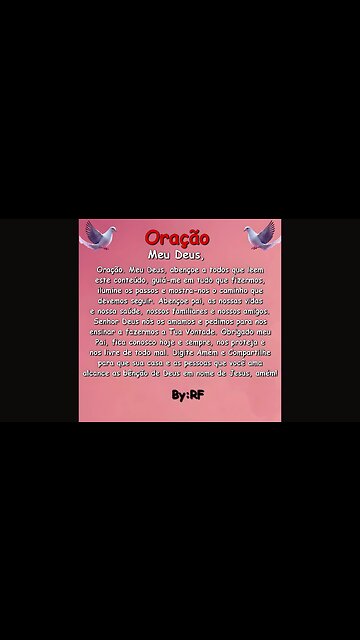 Oração Meu Deus
