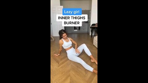 Lazy Girl Inner Thigh Burner Workout | Quick & Easy Toning Routine