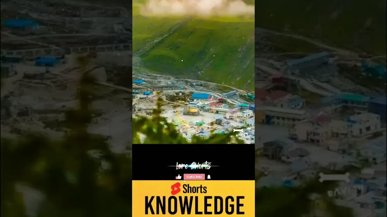 A slice of heaven - The divine Kedarnath valley. ahadev!📸GuBeind_lenses. #ancent #mahadev #kedarnath