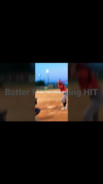 Batter Fakes Being HIT...or Not?