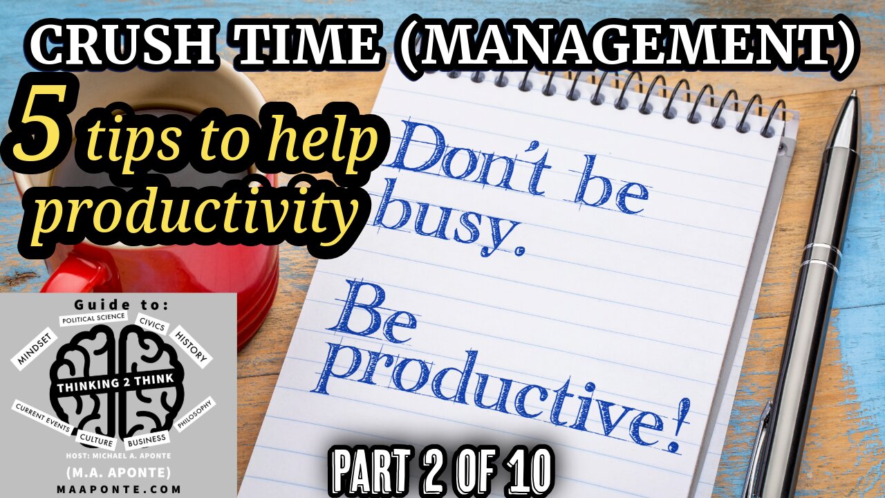 Crush Time! Unleash Productivity with Hacks & Tactical Routines