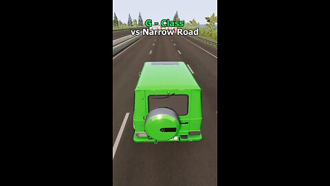 Cars vs narrow road