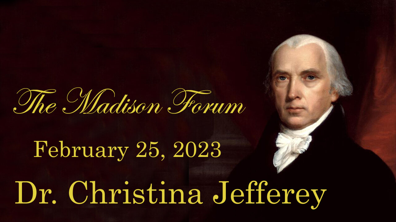 Dr. Christina Jeffery and Michael Opitz - Madison Forum