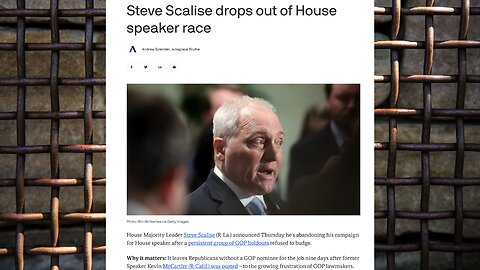 Steve Scalise drops out of House speaker race