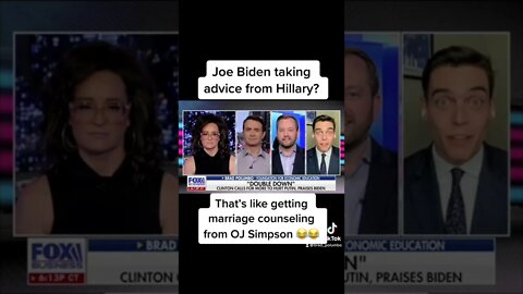 😳😂 Biden’s Taking Advice From Hillary Clinton Now?! | #shorts #foxnews