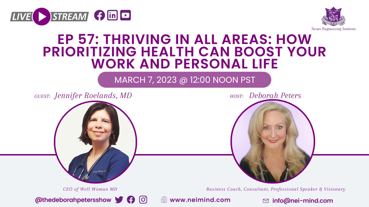 Jennifer Roelands - How Prioritizing Health Can Boost Your Work and Personal Life