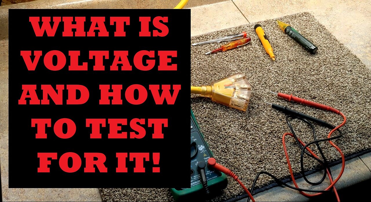 Voltage Explained & How to Test for it using a Multimeter, Pen tester & Non-Contact for home owners.