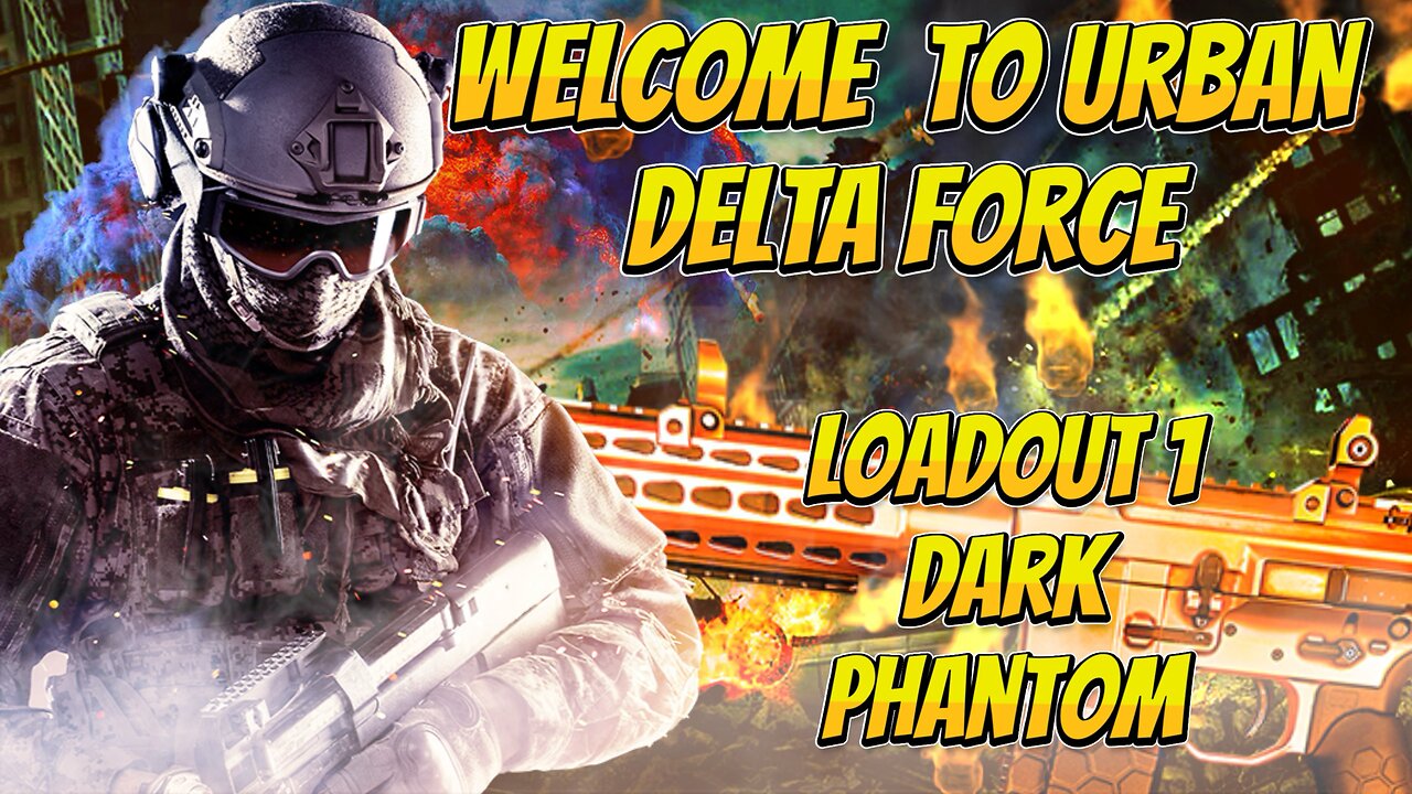 Urban Delta Force (Loadout 1 Dark Phantom) game, loadouts, skins, guns, outfits,