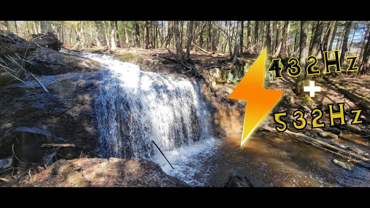 528Hz + 432 Hz Waterfall in Mirabel ( Unique Sound Healing Frequency )