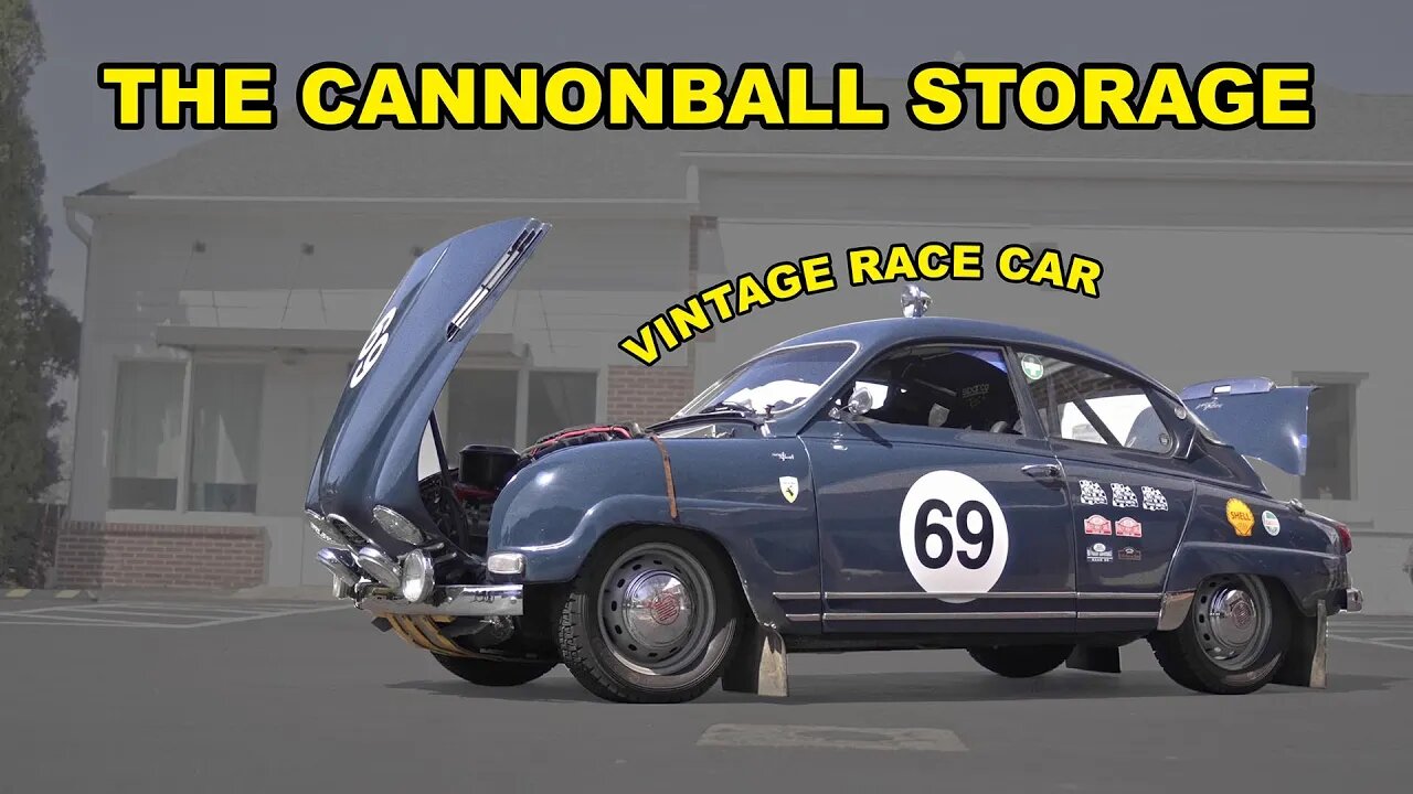 WOW !!! The CANNONBALL Storage & Classic Vintage Race Car