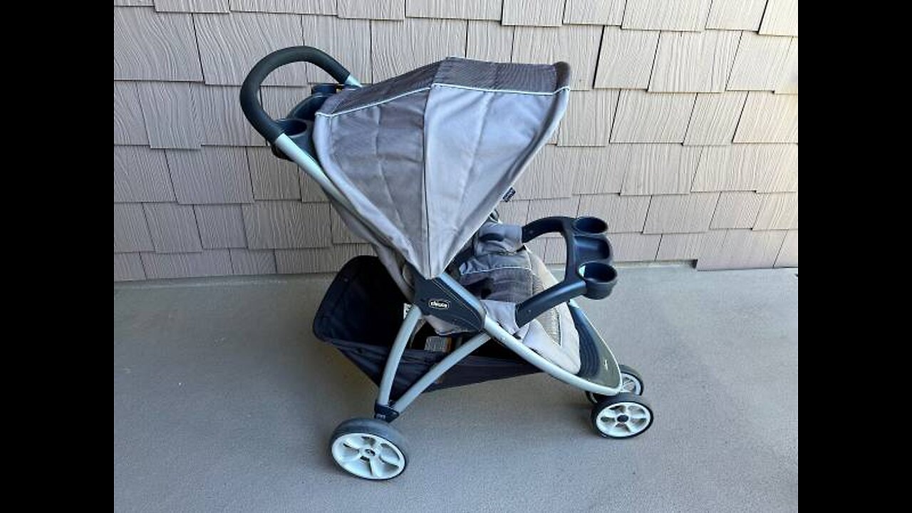 Chicco Viaro Quick-Fold Stroller - Graphite Grey