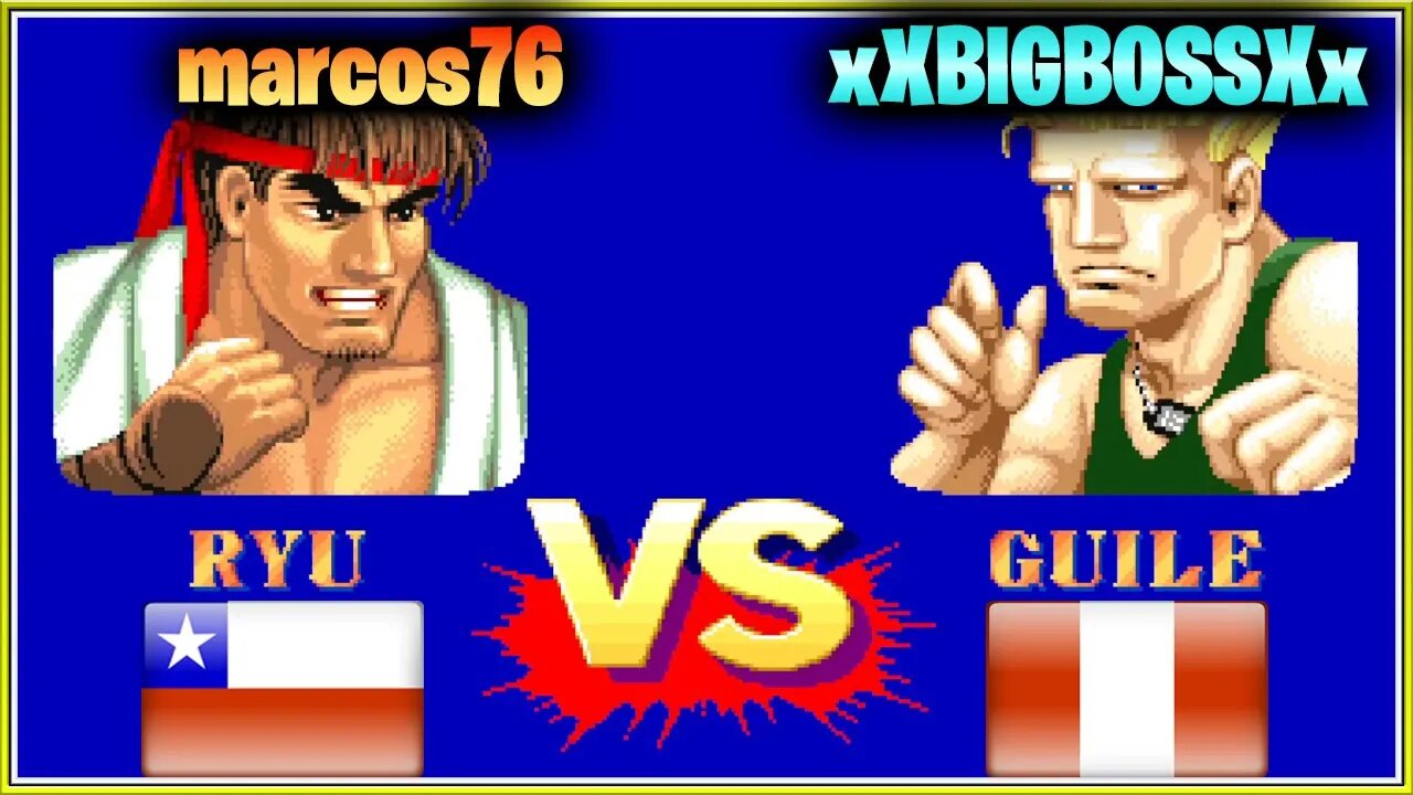 Street Fighter II': Champion Edition (marcos76 Vs. xXBIGBOSSXx) [Chile Vs. Peru]