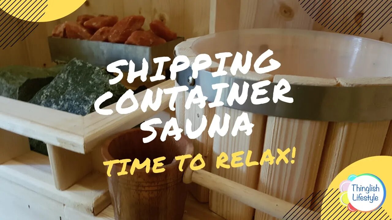 Shipping Container Sauna